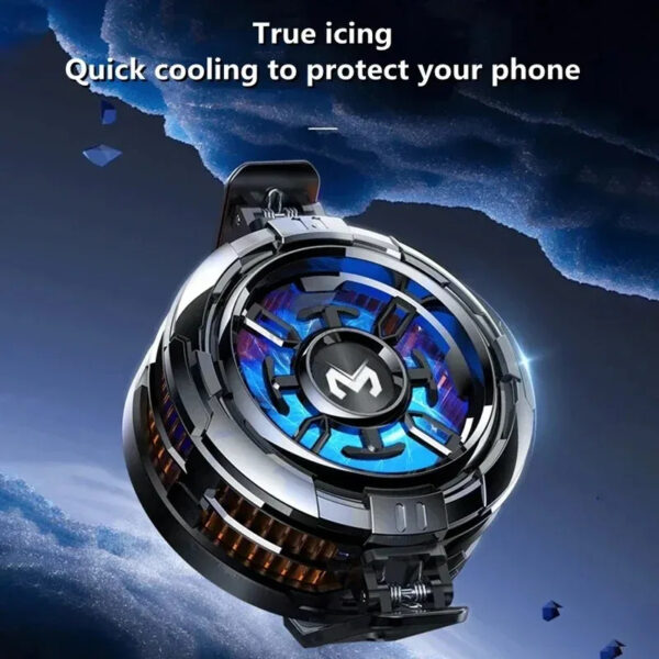 2 IN 1 MEMO CX08 Magnetic Back Clip Universal Mobile Phone Cooler Semiconductor Cooling Fan Freeze Radiator for iOS Android PUBG - Image 4