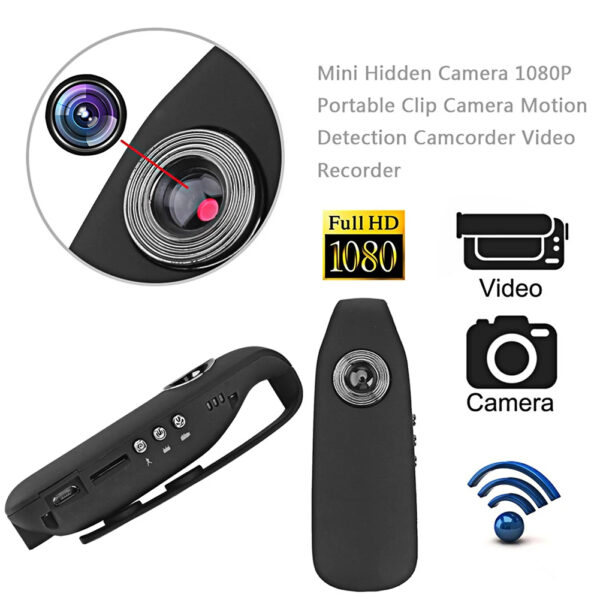 Portable Motion Sensor Camera – HD Video Recorder for Work & Play - Image 2