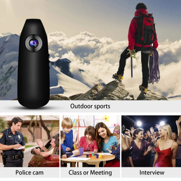 Portable Motion Sensor Camera – HD Video Recorder for Work & Play - Image 8