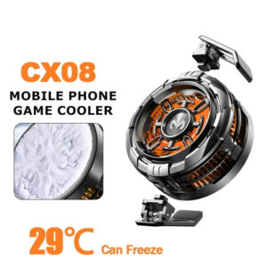 2 IN 1 MEMO CX08 Magnetic Back Clip Universal Mobile Phone Cooler Semiconductor Cooling Fan Freeze Radiator for iOS Android PUBG